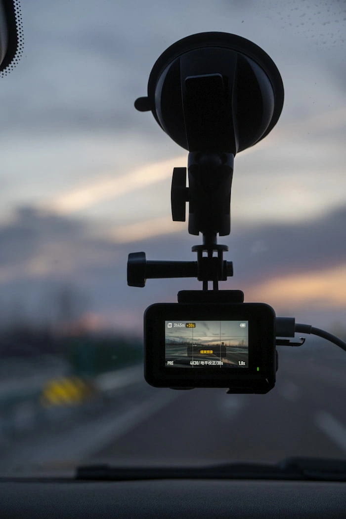 Dashcam : exemple d’équipement pour camping-car